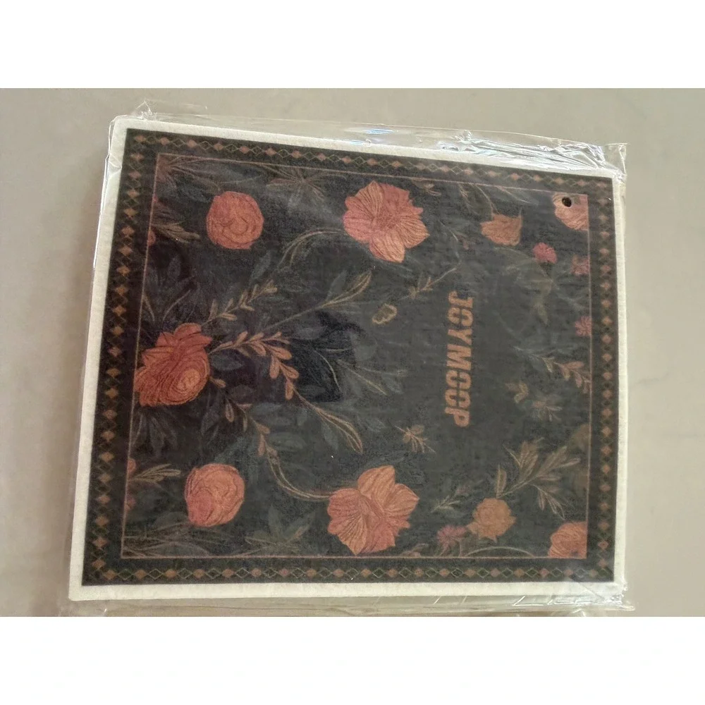 JOYMOOP‎ Cleaning Cloths 12 Pack Simple Floral Decorative Series Botanical Print